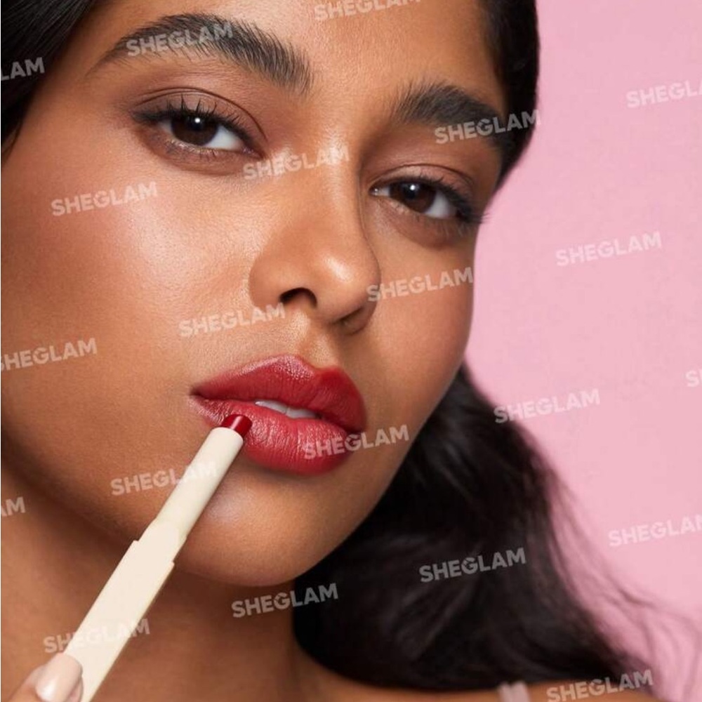 SHEGLAM Glam 101 Sheer Tinted Lipstick & Liner Duo-Strawberry Sorbet - Picture 2 of 5
